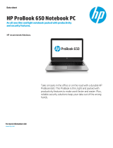 HP Deskpro EN FC 6550 Plus Datasheet