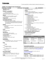 Toshiba C75-A7390 Datasheet
