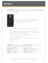 Targus TFD034CA Datasheet