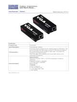 Cables Direct VGA-V180 Datasheet
