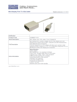 Cables Direct HDMINIDP-VGA Datasheet