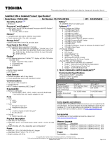 Toshiba C55D-A5208 Datasheet