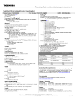 Toshiba PSCFWU-00J005 Datasheet
