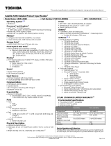 Toshiba S855-S5369 Datasheet
