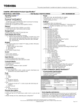 Toshiba L855-S5160 Datasheet