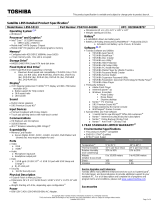 Toshiba L855-S5113 Datasheet