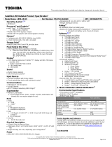 Toshiba L855-S5119 Datasheet