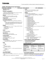 Toshiba L855-S5163 Datasheet