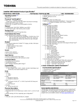 Toshiba S855-S5165 Datasheet