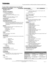 Toshiba PQQ30U-00W00R Datasheet