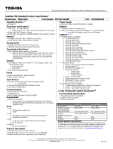 Toshiba P855-S5102 Datasheet