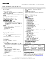 Toshiba P75-A7200 Datasheet