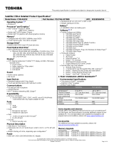 Toshiba C55T-A5222 Datasheet