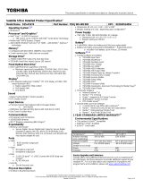 Toshiba S55-A5274 Datasheet