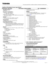 Toshiba L955-S5142 Datasheet