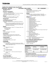 Toshiba PSKJJU-01E00T Datasheet