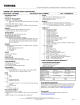 Toshiba L55-A5299 Datasheet