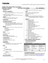 Toshiba PSKLJU-00G009 User manual