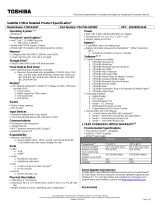 Toshiba C55T-A5247 Datasheet