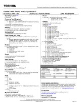 Toshiba PSKNAU-006002 User manual