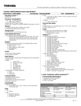Toshiba PQQ18U-00G008 Datasheet