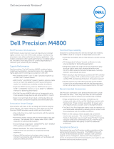 Dell Precision M4800 Datasheet