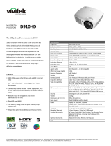 Vivitek D910HD Datasheet