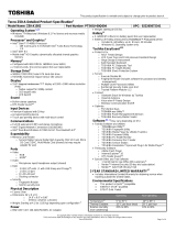 Toshiba PT545U-00Q004 Datasheet