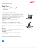 Fujitsu LifeBook T734 Datasheet