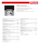 Miele DGD6605 Datasheet