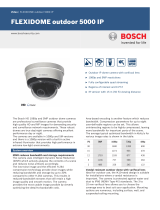 Bosch FLEXIDOME outdoor 5000 IR User manual
