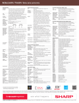 Sharp MXFN22 Datasheet