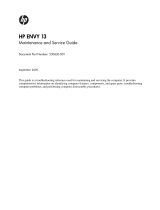 HP 1GB DDR3-1066 User manual