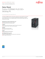 Fujitsu P420 E85+ Datasheet