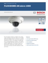 Bosch FLEXIDOME AN micro 1000 Datasheet