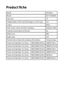 Electrolux EGT7353NOK Datasheet