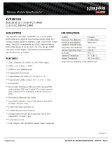 Kingston Technology KVR18E13/8 Datasheet