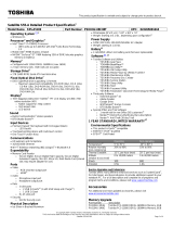 Toshiba S55-A5169 Datasheet