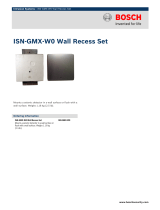 Bosch ISN-GMX-W0 Datasheet