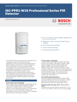 Bosch ISC-PPR1-W16 Datasheet