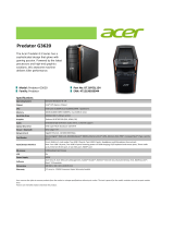 Acer DT.SJPEQ.124 Datasheet