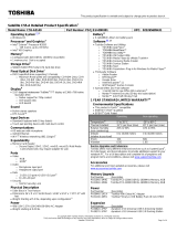 Toshiba C55-A5140 Datasheet