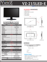 ViewZ VZ-215LED-E Datasheet
