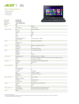 Acer NX.MK9ET.008 Datasheet
