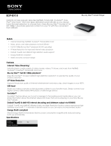 Sony BDP-BX18 Owner's manual