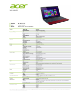 Acer NX.MHDED.005 Datasheet