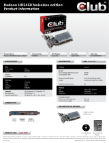 CLUB3D CGAX-5452L Datasheet