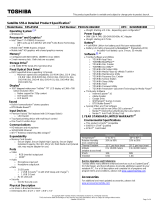 Toshiba S55-A5154 Datasheet