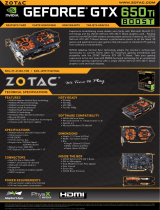 Zotac ZT-61202-10M Datasheet