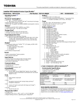 Toshiba P875-S7310 Datasheet